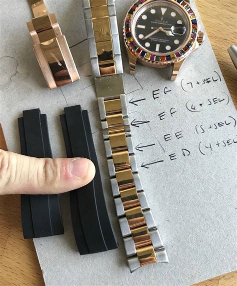 how to open a rolex band|rolex oysterflex size chart.